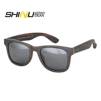 SHINU Men's sunglasses polarized nature wooden sunglasses handmade nature wood women’s sunglasses DIY your design on the temples