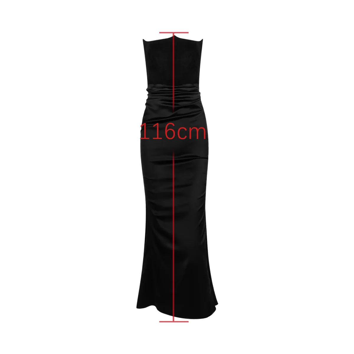 Mingmingxi Maxi Strapless Formal Occasion Vestidos Elegantes Bodycon Corset Vestidos de Fiesta Sexy Vestido de Retazos de Terciopelo y Satén