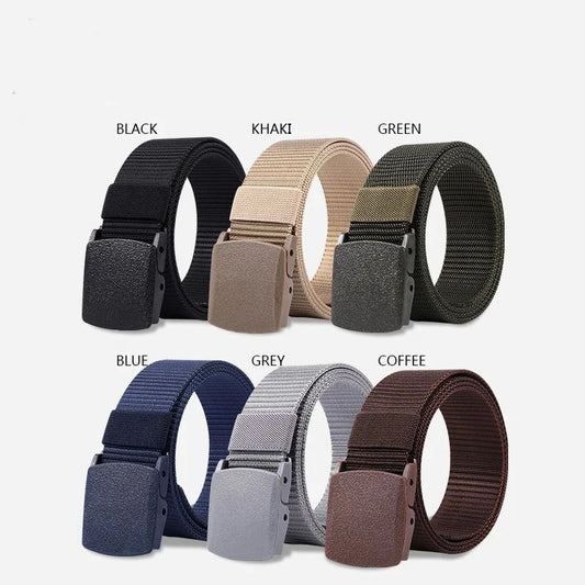 Ceinture en nylon à boucle automatique pour homme, ceinture tactique de l'armée, ceinture militaire en toile pour homme, ceinture de haute qualité