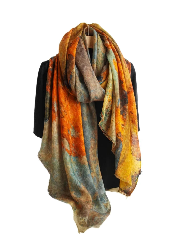 Bufanda de cachemira con borlas para mujer, estola suave, pashmina, pañuelo, bolso, cinturón, decoración para la cabeza, accesorios de invierno, regalo, 200 cm, 100 cm