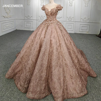 Robes de Quinceanera Robe de bal Fleur Robes De 15 Años Rose Sweetheart perles DY9954 Robe de soirée 2022 bar mitzvah