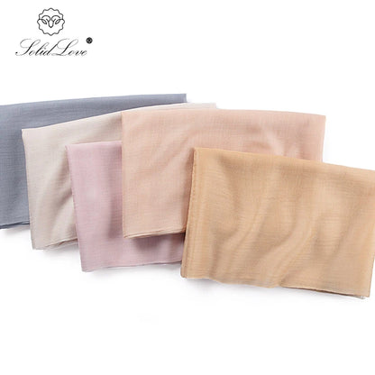 100% Cashmere Scarf Women Luxury Brand Warm Soft Wrap Shawl Large Size Fashion Pashmina Thin Scarf Summer Four seasons