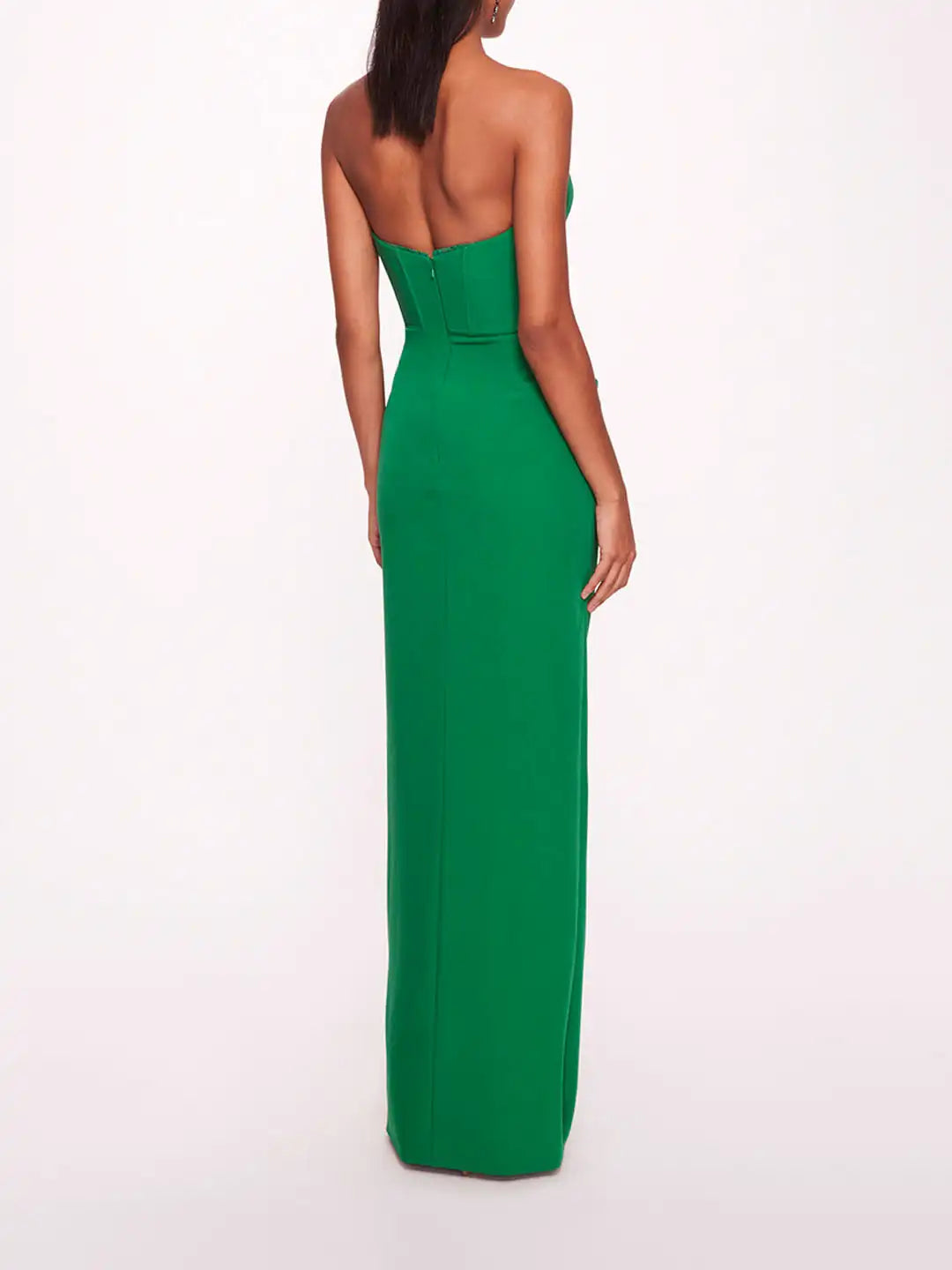 Nouvelle mode Marchesa Robe longue verte Robes longues Haut de gamme Designer Fait main Haut de gamme