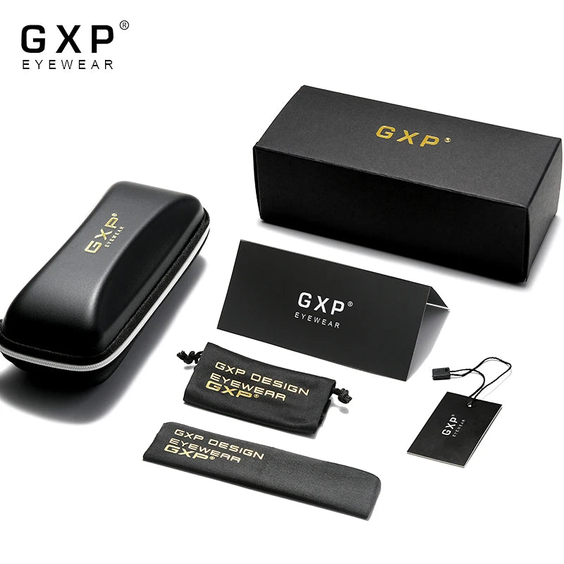 GXP Nuevas gafas de sol polarizadas para hombre, marca cuadrada, lentes de espejo para mujer, UV400, rectangulares, gafas de moda, gafas de protección para los ojos para conducir