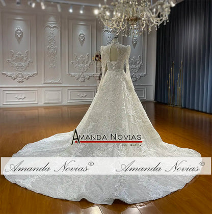 NS4791Robe de mariée sirène deux en un sur mesure