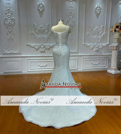 Amanda Novias Removable Skirt 2 in 1 Wedding Dress NS4784