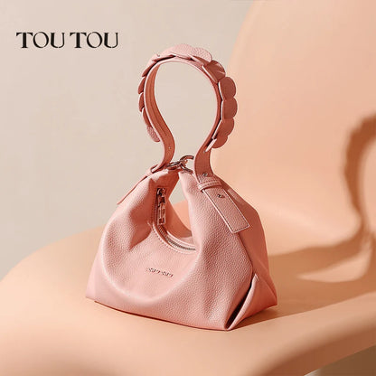 TOUTOU Original Flower Handbag 2024 New Petal Handheld Underarm Dumpling Premium Single Shoulder Bandbody Bag pour femmes