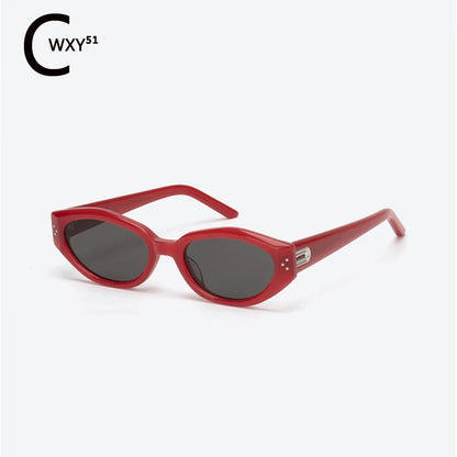 Cat-eye sunglasses Acetate Sunglasses for men SDA UV Protection Outdoor Eye Protection for women Street Photo Beach Sunglasses