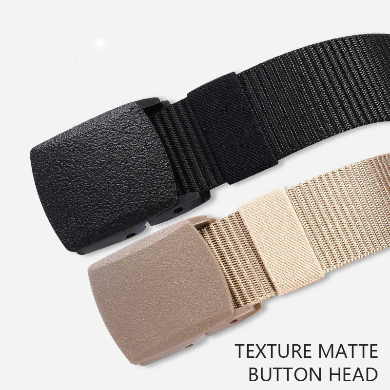 Automatic Buckle Nylon Belt Male Army Tactical Belt Mens Military Waist Canvas Belts Cummerbunds High Quality Strap