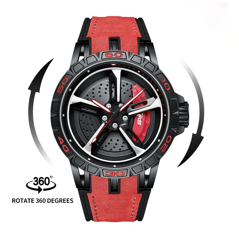 Reloj de hombre Reloj de rueda Reloj hueco tridimensional