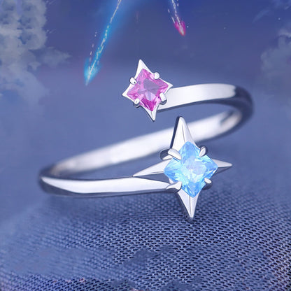 S925 Silver Jewelry Two Yuan Animation Ring