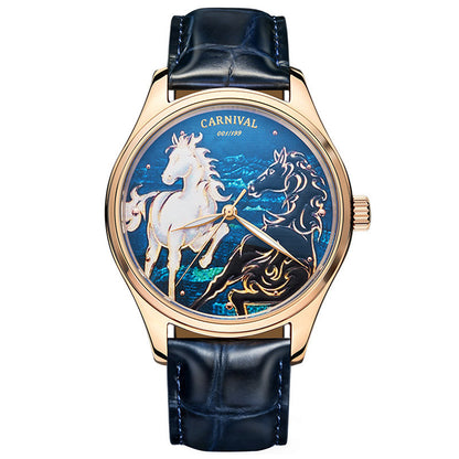 Nouvelle montre mouton avec animaux du zodiaque chinois