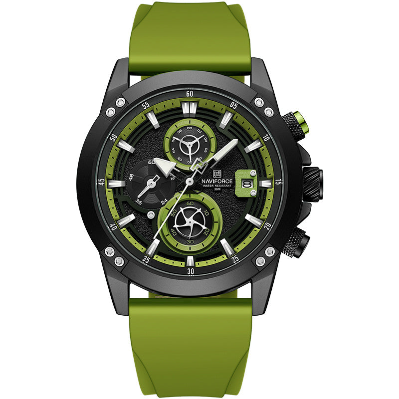 Sports And Leisure Silicone Band Color Watch