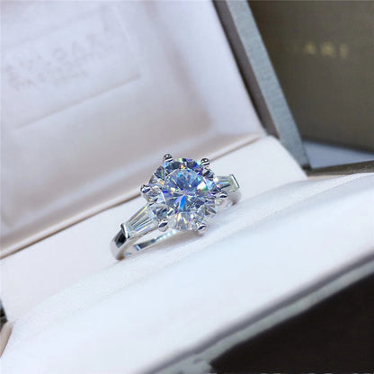 Mo Sang Diamond Women's Ring Temperament Proposal