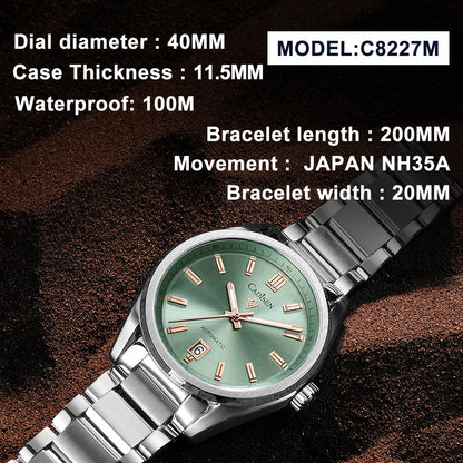 Fashion Waterproof Men's Business Mechanical Watch