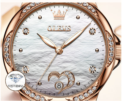 Reloj luminoso para mujer de la marca Olevs