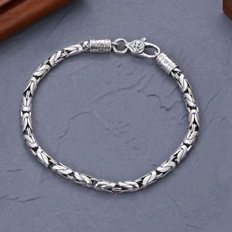 New Round Safety Pattern Bracelet