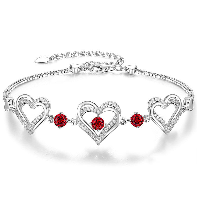 Bracelet en cristal pour douze anniversaires, bijou de personnalité tendance pour la main