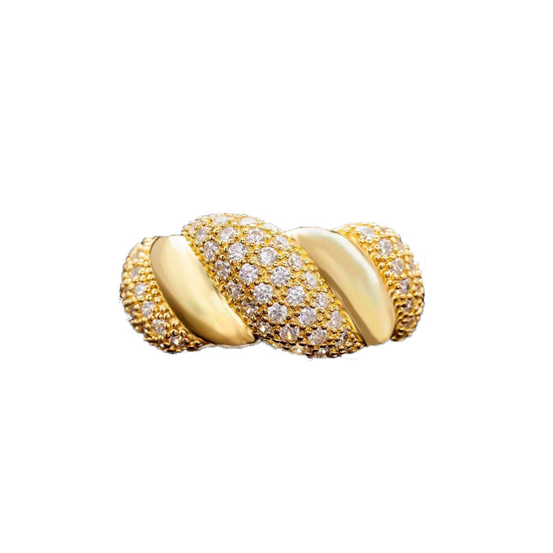 Fashion Personality Court Style Croissant Ring