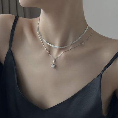 Removable Twin Double-layer Necklace