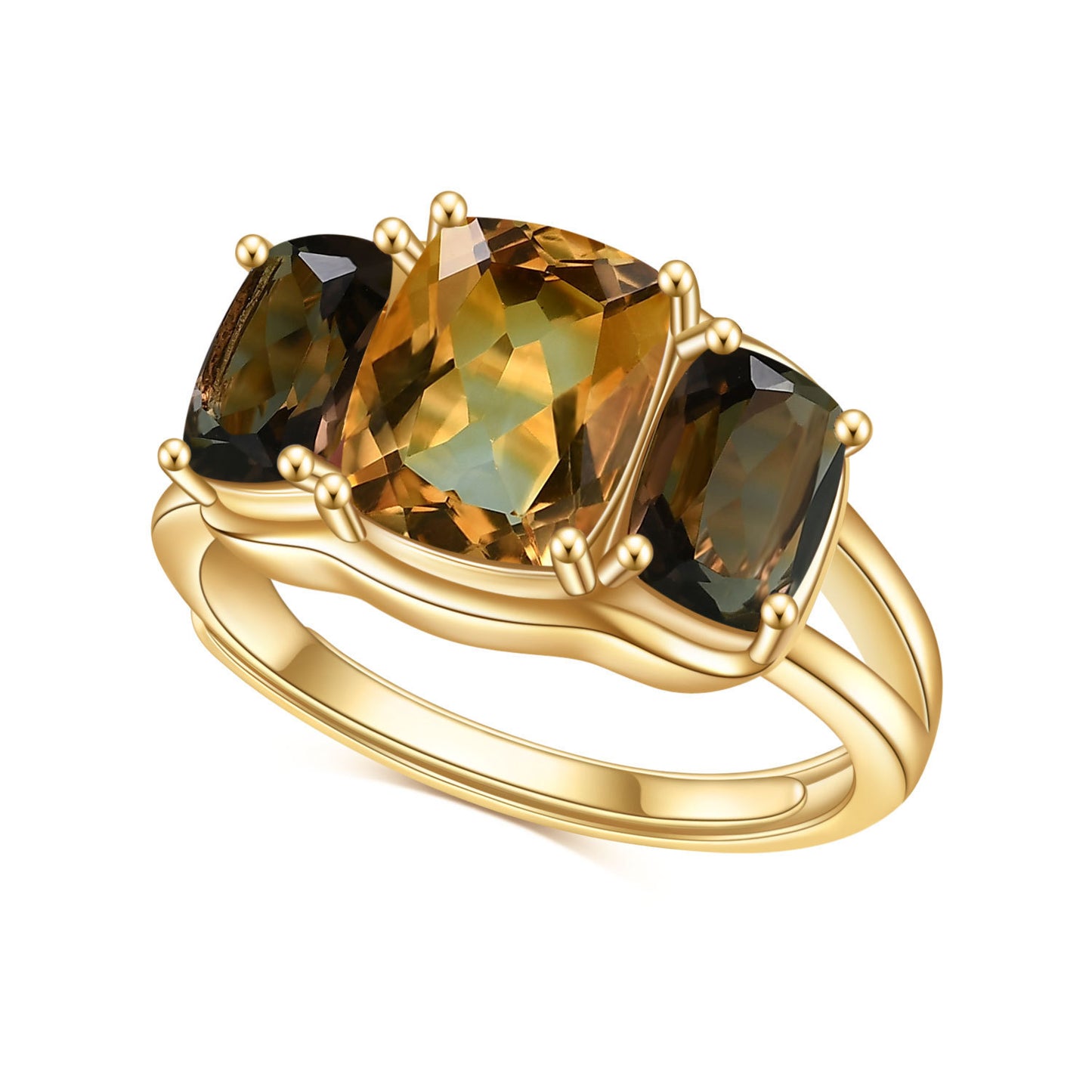 Natural Colored Gems Citrine Citrine Ring