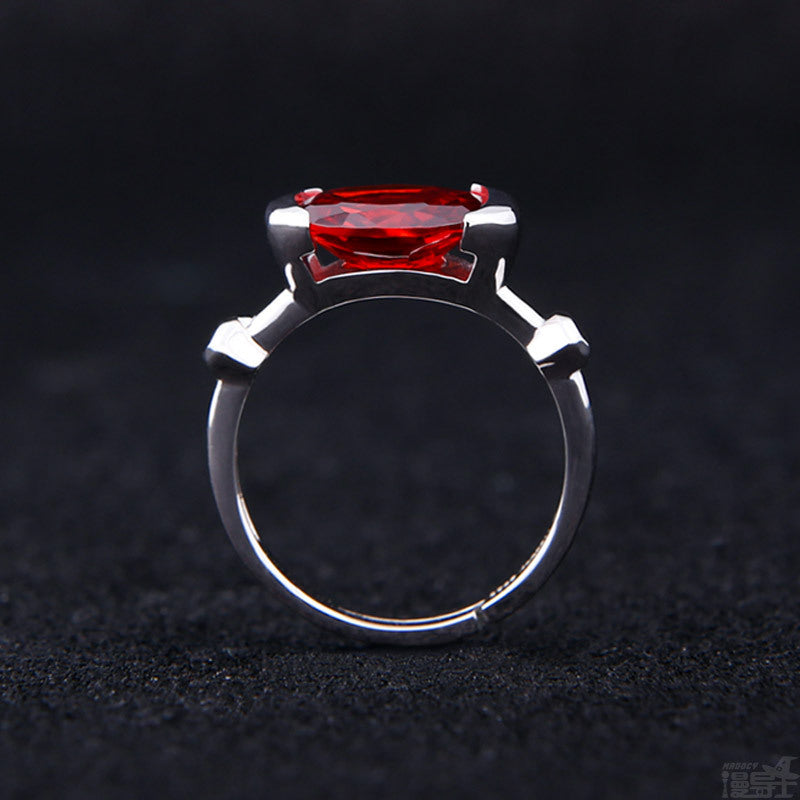 Wedding Silver Ring Solid Color Jewelry