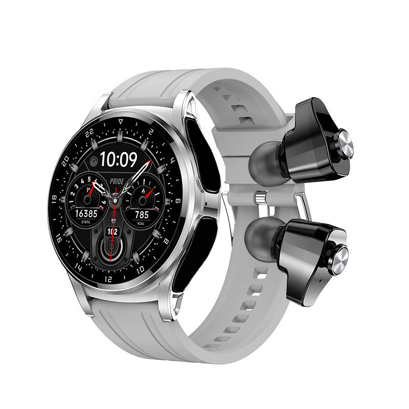 Montre intelligente GT66 TWS 2 en 1 Bluetooth HD Appel vocal