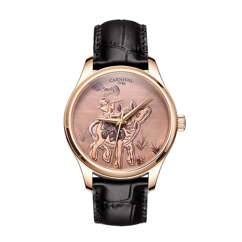 Nouvelle montre mouton avec animaux du zodiaque chinois