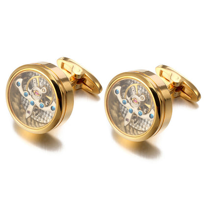 Fashion Jewelry Men's Anchors Do Not Move Movement Cufflinks