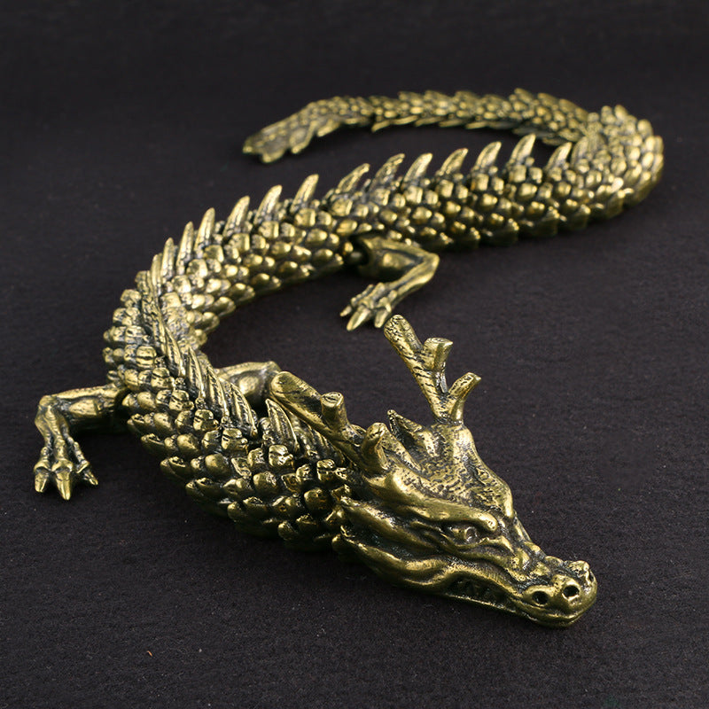 New Antique Old 3D Living Dragon Ornament