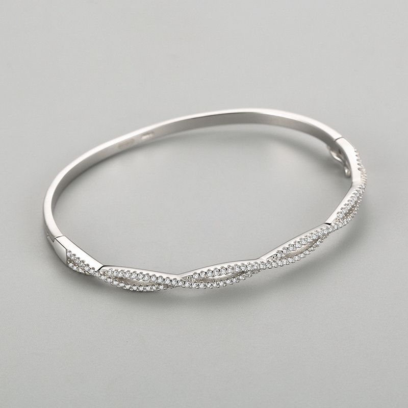 Micro-set Cross Wave Jewelry Bracelet