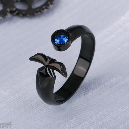 925 Silver Tongren Sword Ring Of Night Sky