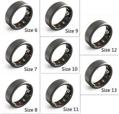 Smart Heart Rate Blood Oxygen Sleep Analysis Detection Ring Waterproof Multifunctional Ring