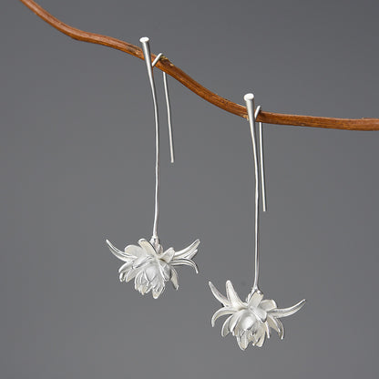 Pastoral Style Floral Epiphyllum Eardrops