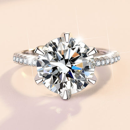 Women's Fashion Mosonite Diamond Ring