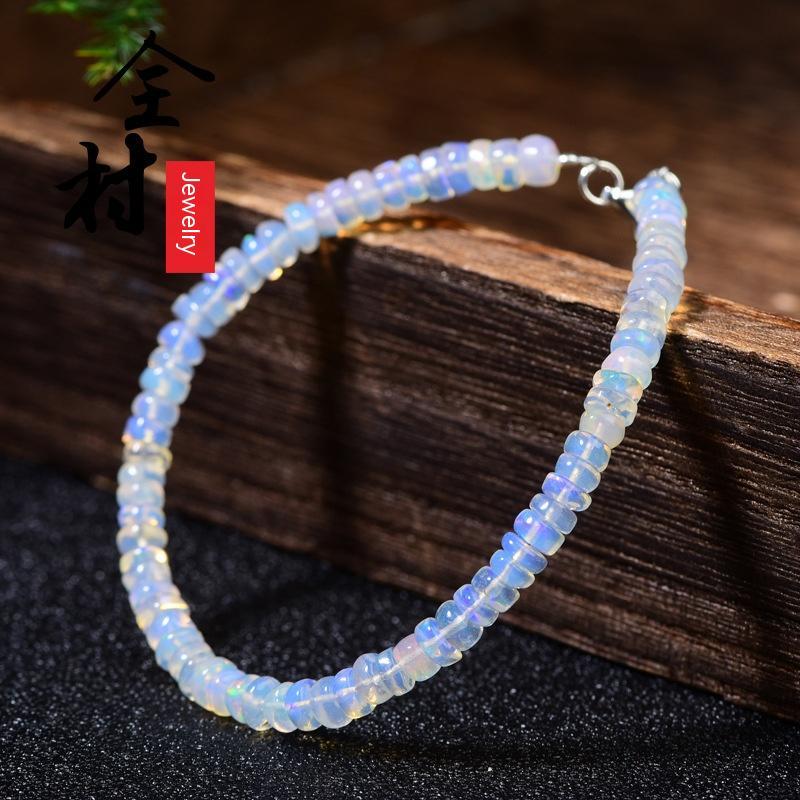 Jewelry Natural Ice Transparent Colorful Opal Bracelet Niche Bracelet