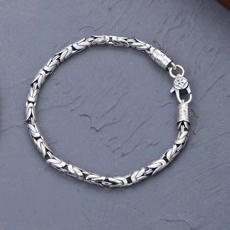 New Round Safety Pattern Bracelet