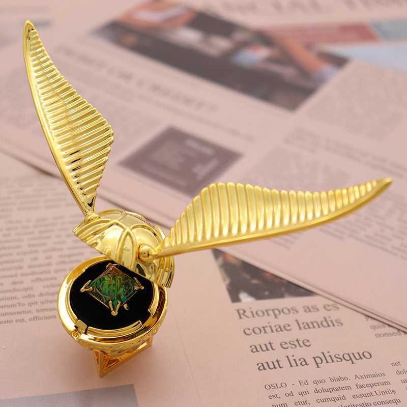 Flying Thief Ring Box Wings Rotatable Proposal Jewelry Box