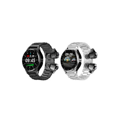 Montre intelligente GT66 TWS 2 en 1 Bluetooth HD Appel vocal