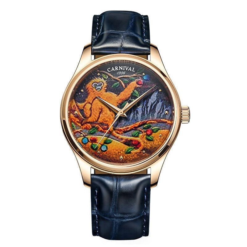 Nouvelle montre mouton avec animaux du zodiaque chinois