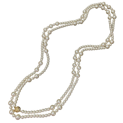 Extra Long Pearl Necklace For Women Fashionable And Versatile