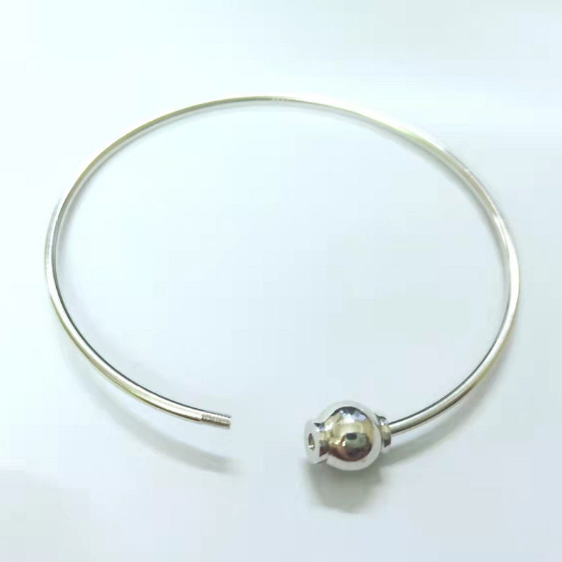 Bracelet à vis mobile en argent sterling S925