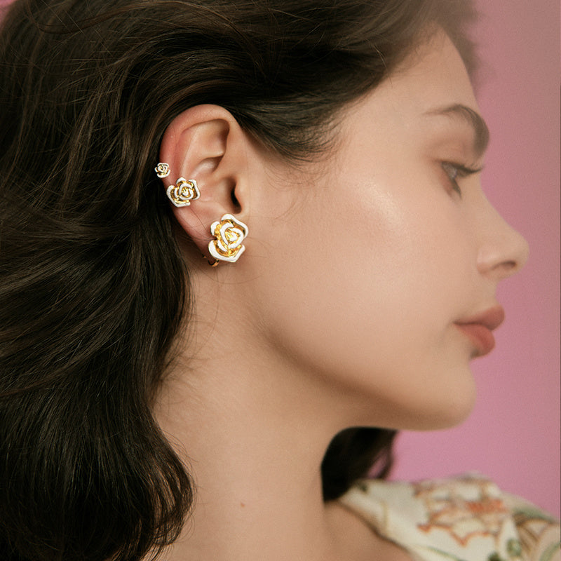 New Trendy French Retro High-end Earrings