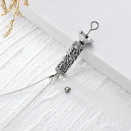 Collier Urne Arbre de Vie Collier Urne en Argent Sterling S925 Collier Cendres Pour Humain