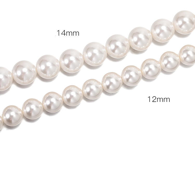 Male Hip-hop Retro Bead Collarbone Neck Pearl Chain