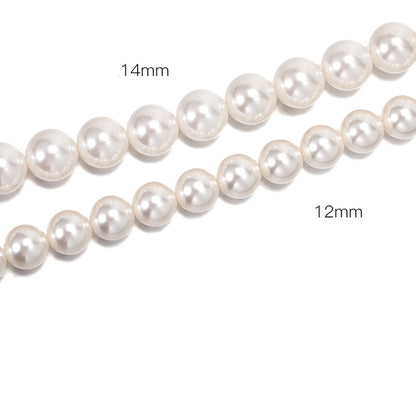 Male Hip-hop Retro Bead Collarbone Neck Pearl Chain