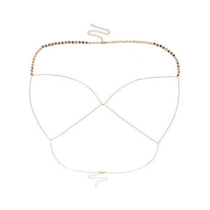 European And American Minimalist Long Necklace For Women