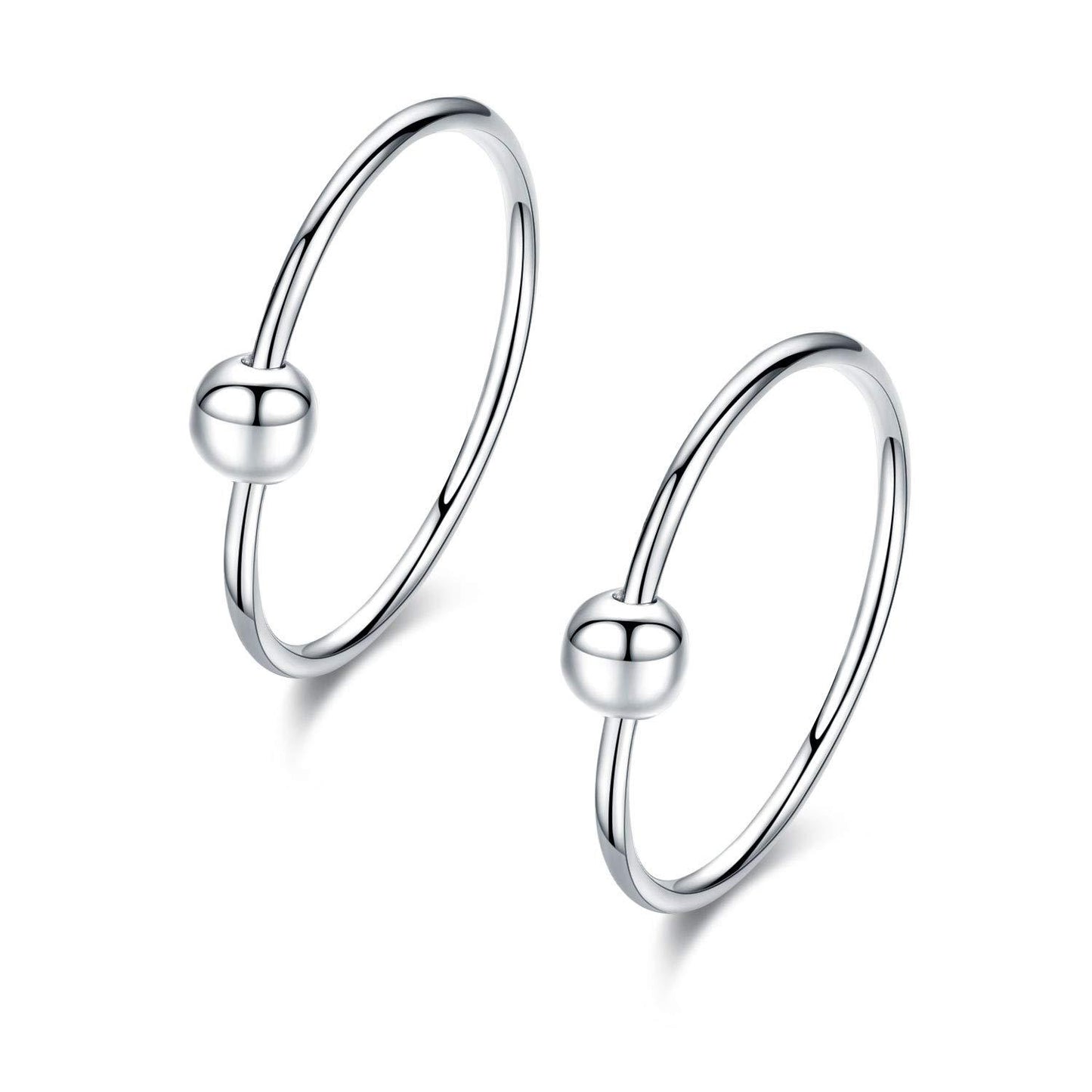 Hypoallergenic Sterling Silver Cartilage Dainty Thin Small Huggie Hoop Earring For Women